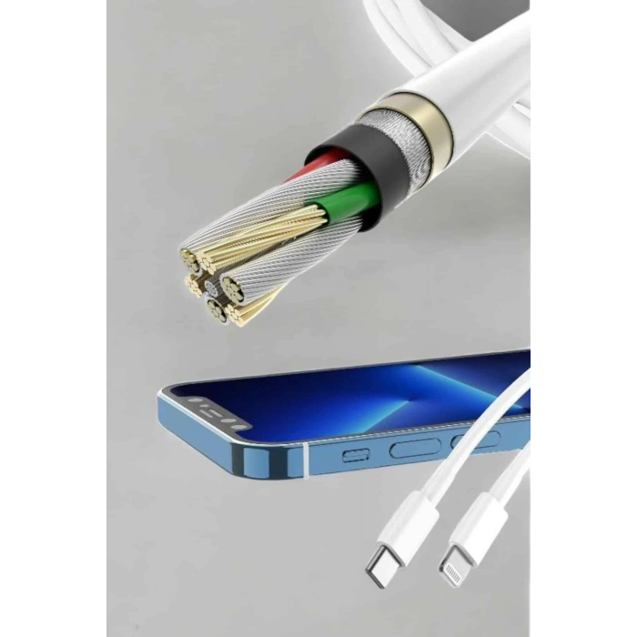 Iphone Tüm Modellerle Uyumlu Hızlı Şarj Kablosu İos 30w