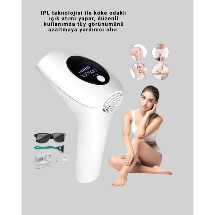 Ipl Lazer Epilasyon Aleti 5 Kademeli Güç Ayarlı