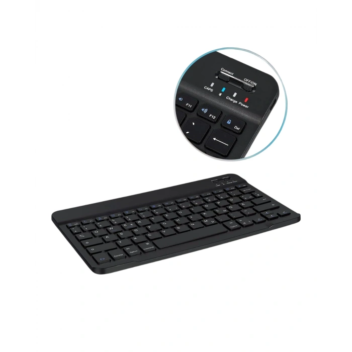 Kablosuz Bluetooth Klavye Mouse Seti Wireless Sessiz İnce Tasarım Çoklu Uyumlu