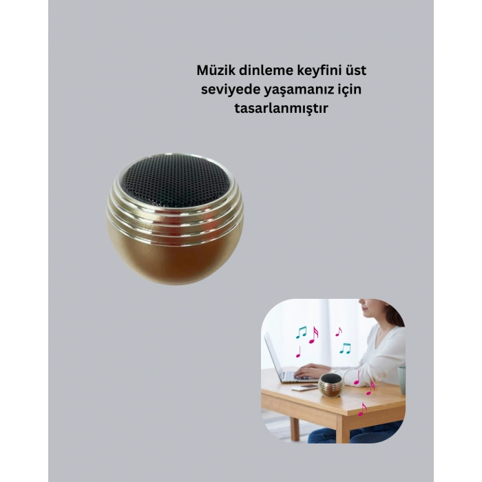 Kablosuz Mini Hoparlör Şarjlı Tws Destekli Kompakt Ses Sistemi Yeni Nesil