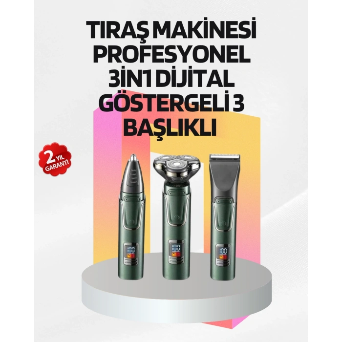 Kablosuz Şarjlı Çok Amaçlı Tıraş Makinesi