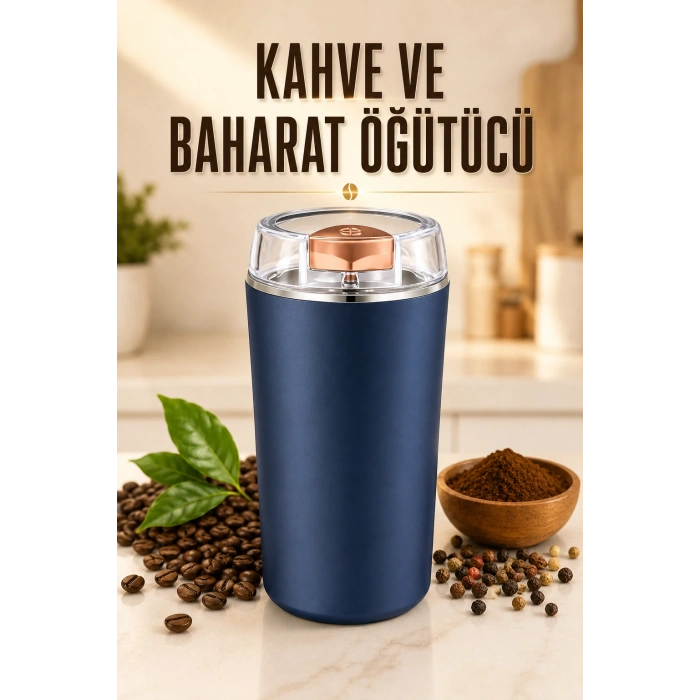 Kahve Ve Baharat Öğütücü Paslanmaz Çelik Dayanıklı Kolay Kullanım