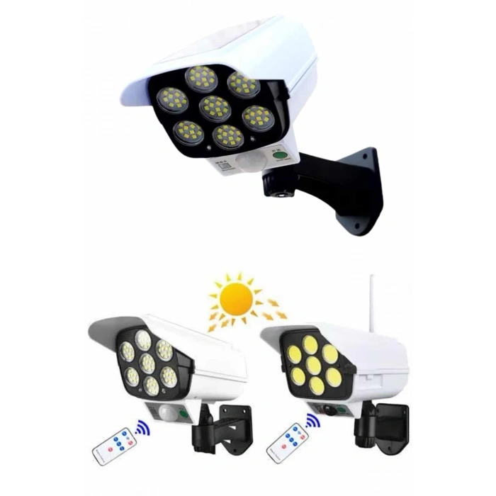 Kamera Görünümlü Solar Lamba