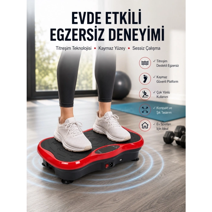 Kas Çalışmasını Destekleyen Titreşimli Egzersiz Makinesi