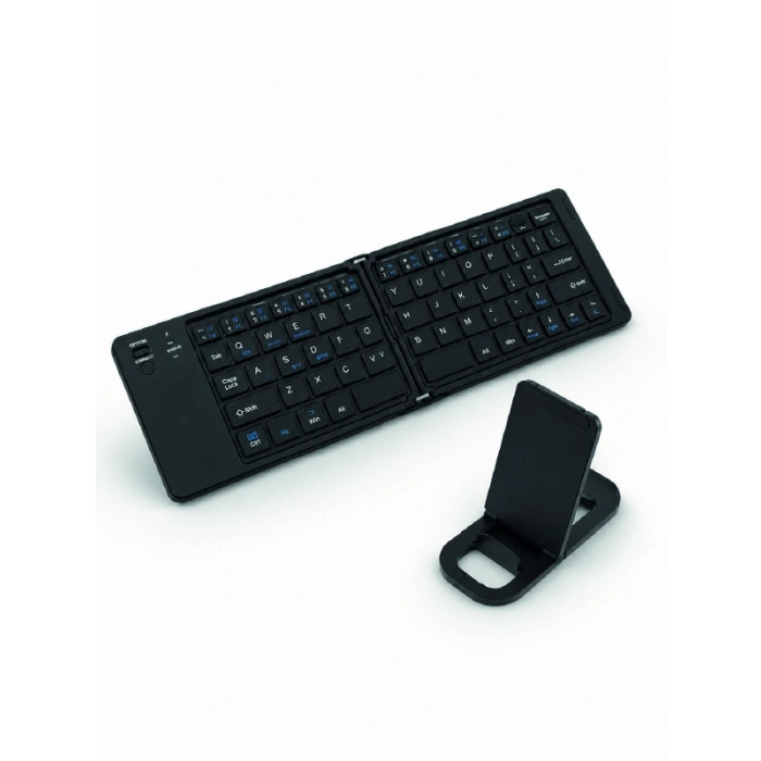 Katlanabilir Bluetooth Klavye 3 Cihaz Bağlantılı Kablosuz Taşınabilir Klavye
