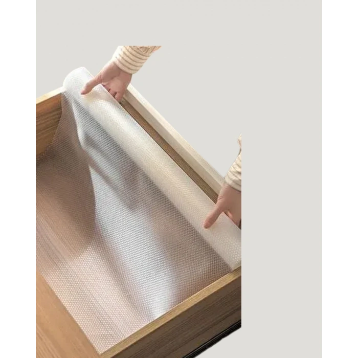 Kesilebilir Şeffaf Raflık Çekmece Kaplaması Mutfak İçin