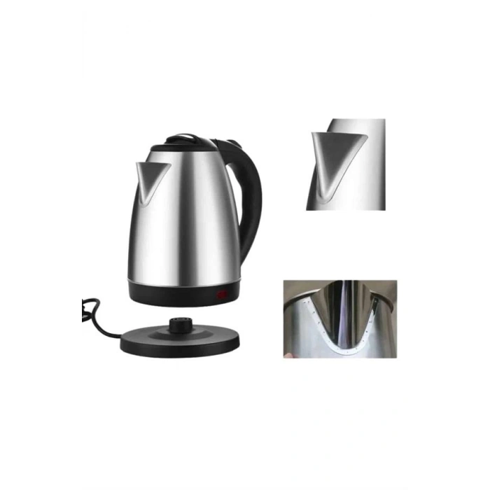 Kettle Su Isıtıcı C F Priz Uyumlu 220 - 240 V Paslanmaz Çelik Kablolu