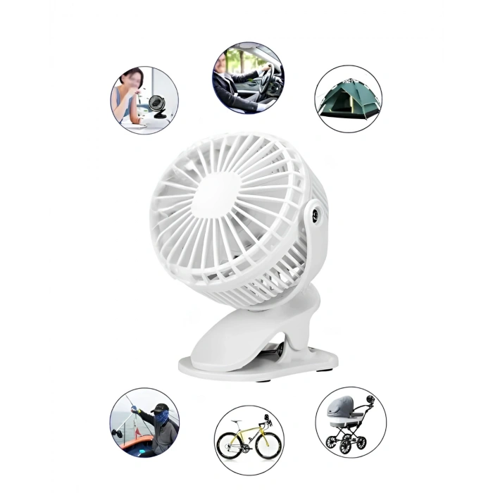 Koşu Bandı Ve Çadır İçin Taşınabilir Usb Fan