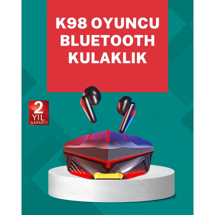 Led Işıklı Kablosuz Gaming Kulaklık Ergonomik Tasarım