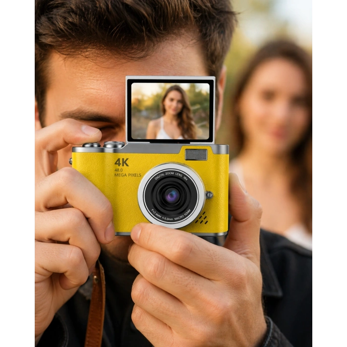 Lk007 Fotoğraf Makinesi Sarı