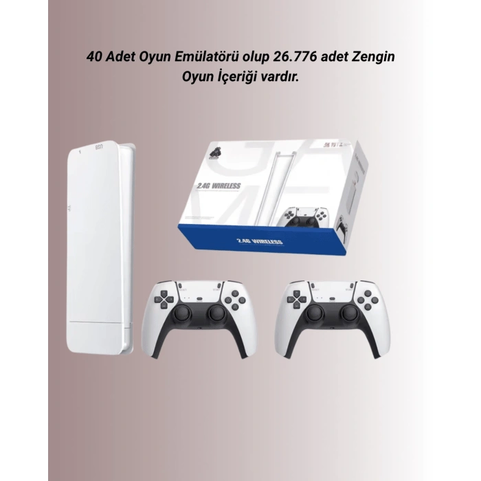 M15 Retro Konsol – 20.000 Oyunlu, Çift Gamepadli, 4k Hdmı