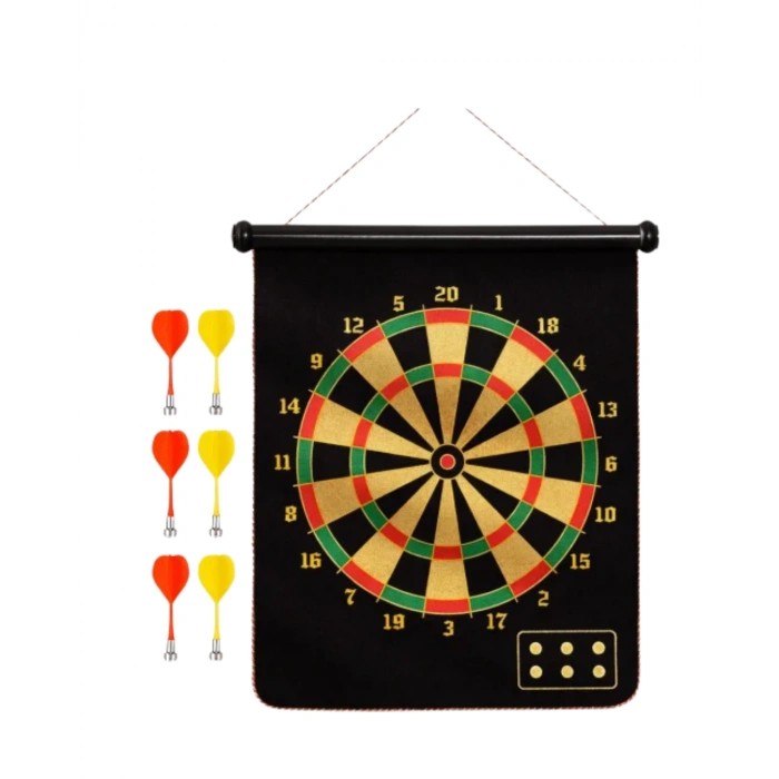 Manyetik Dart Oyunu Katlanabilir Güvenli Dart Seti 6 Ok Hediyeli