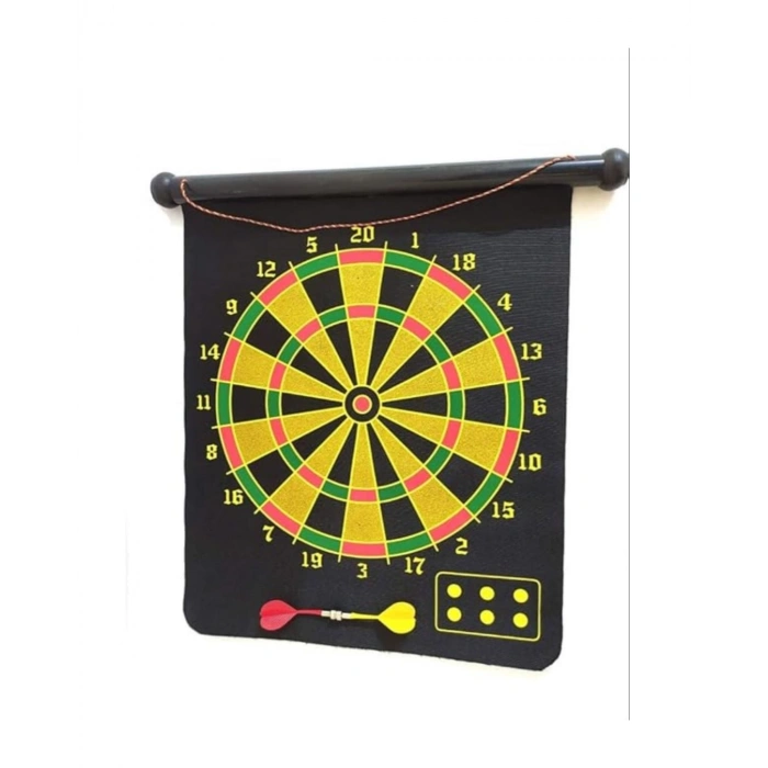 Manyetik Dart Oyunu Katlanabilir Güvenli Dart Seti 6 Ok Hediyeli