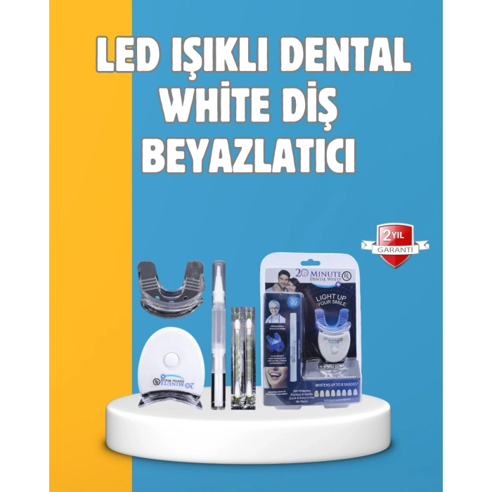 Mavi Işık Teknolojisi İle Güvenli Diş Beyazlatıcı Sistem