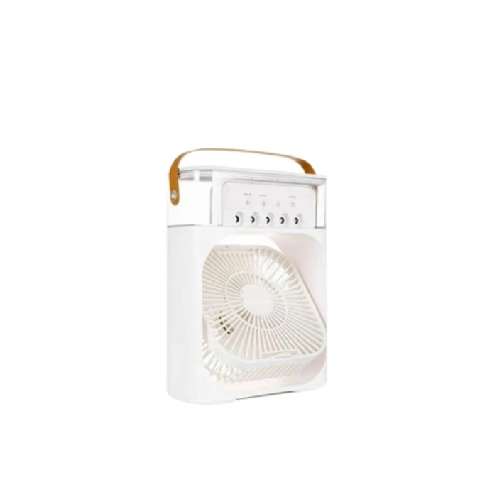 Mini Klima Fan | Usbli, 7 Renk Gece Işığı, 3ü 1 Arada Fonksiyon