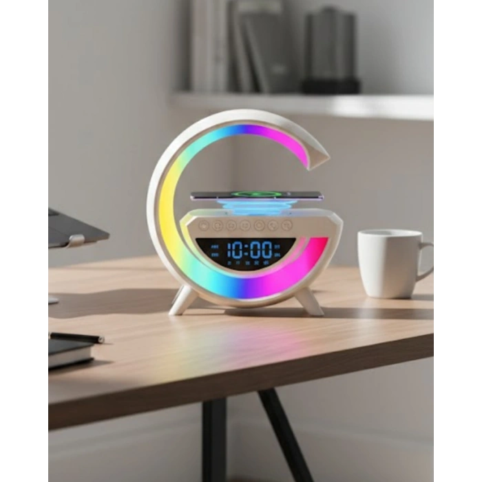Modern Rgb Işıklı Kablosuz Hoparlör Uzun Süreli Müzik Keyfi