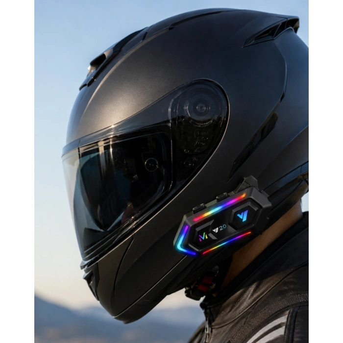Motosiklet Kaskı İçin Bluetooth Intercom Kulaklık Uzun Pil Ömrü