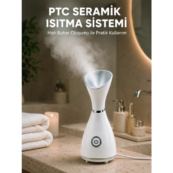 Nano İyonik Cilt Bakım Buhar Makinesi Ptc Isıtma Sistemli