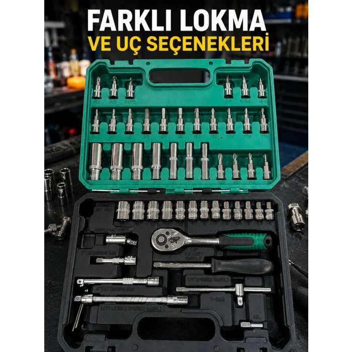 Taşıma Çantalı 53 Parça Tamir Takımı
