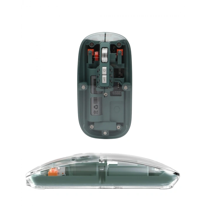 Pilli Kablosuz Mouse Bluetooth Ve Usb Uyumlu Sessiz Tıklama Yeni Nesil