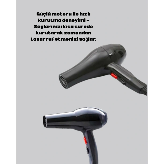 Profesyonel 2200w Saç Kurutma Makinesi Yüksek Performans