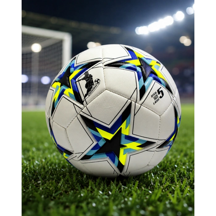 Profesyonel Dikişli Futbol Topu Dayanıklı Kaymaz Yüzeyli Antrenman Topu