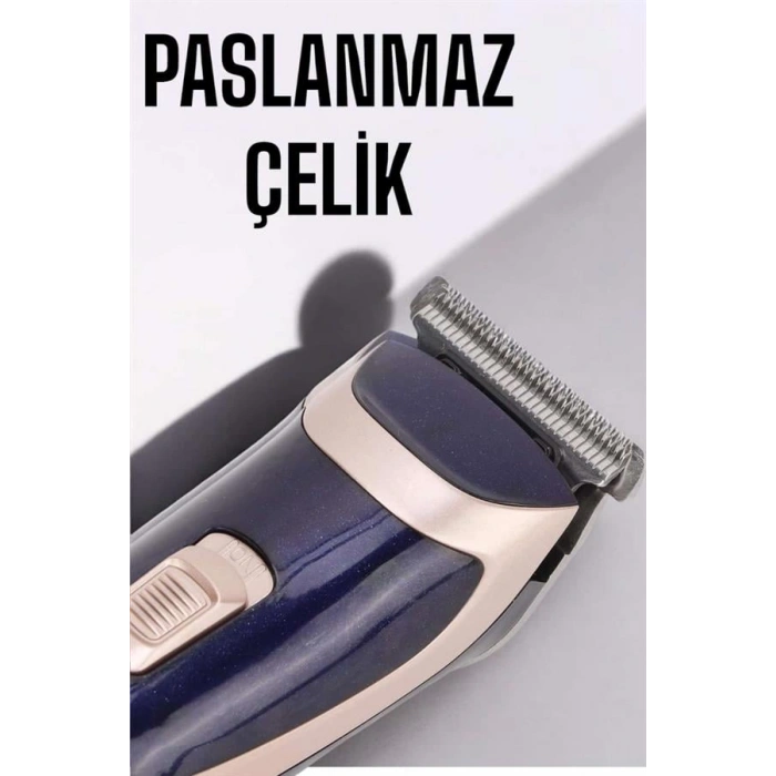 Profesyonel Şarjlı Saç Ve Sakal Traş Makinesi Kolay Kullanım