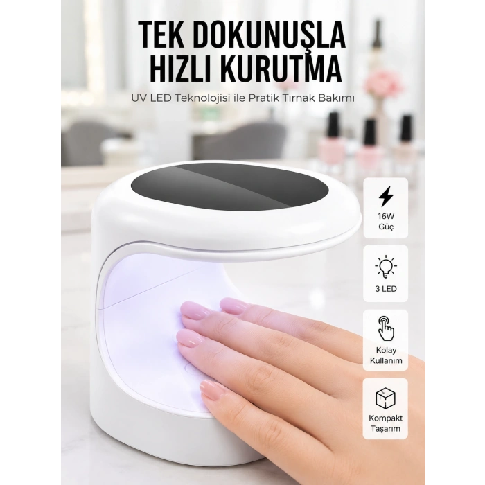 Protez Tırnak Kurutma