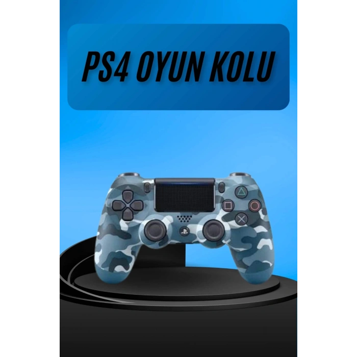 Ps4 Joystick Oyun Kolu Titreşimli Uzun Pil Ömrü Usb Şarj Kablolu