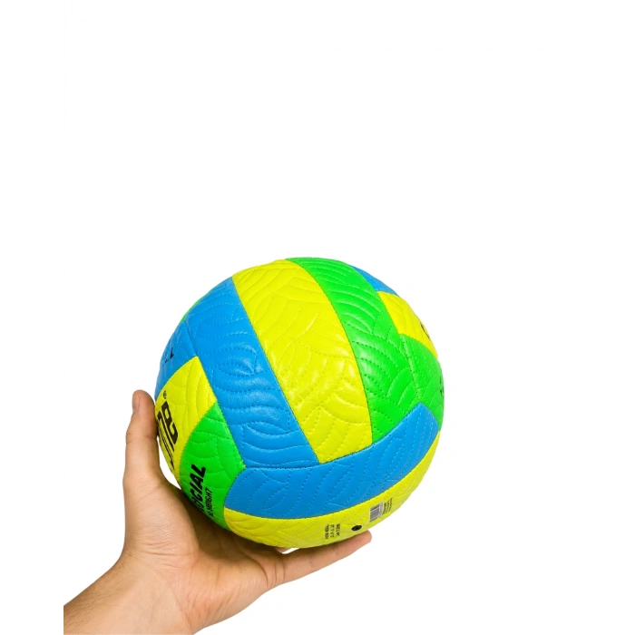 Renkli Voleybol Topu Dayanıklı Dikişli Antrenman Ve Maç Topu