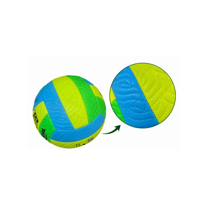 Renkli Voleybol Topu Dayanıklı Dikişli Antrenman Ve Maç Topu
