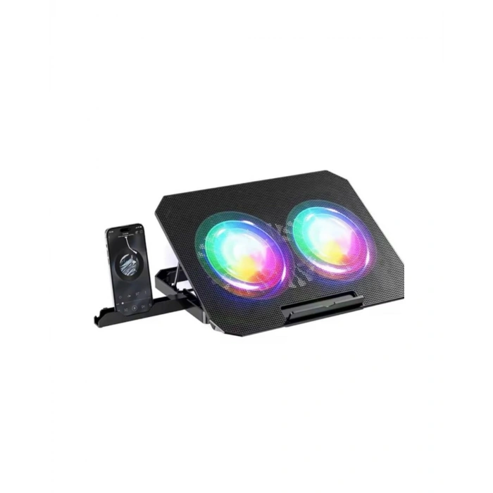 Rgb Fanlı Laptop Soğutma Standı Usb Girişli Notebook Yükseltici