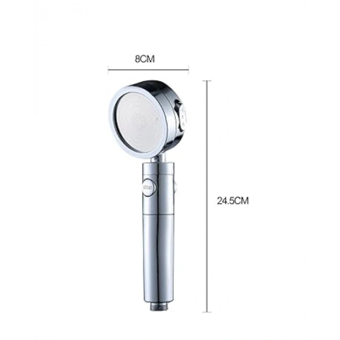 Sağlam Metal Hortum Bağlantılı, 360° Hareketli Duş Başlığı