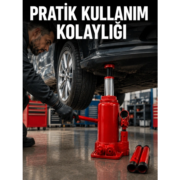 Sağlam Taban Yapılı Güvenilir Hidrolik Şişe Kriko