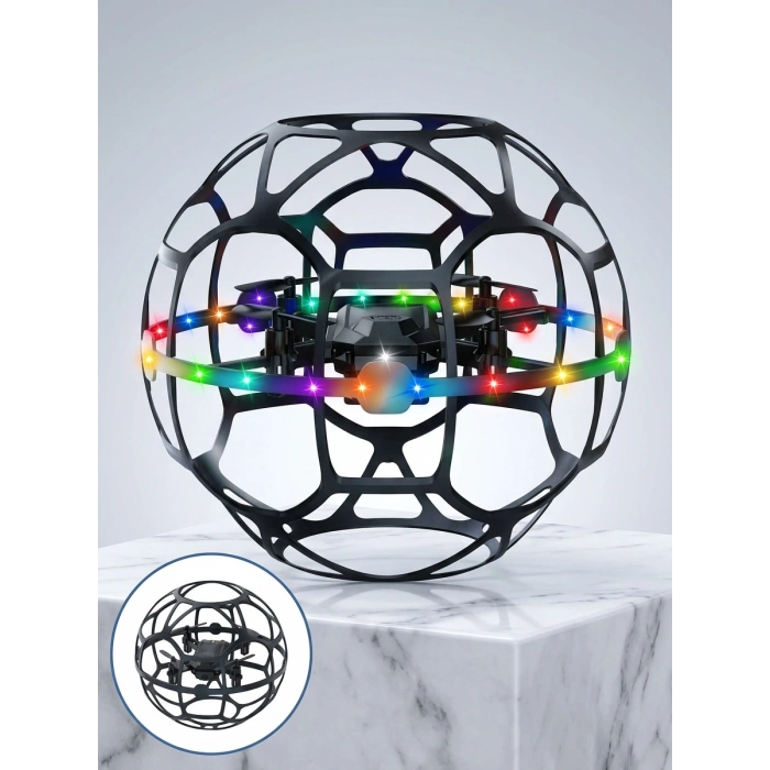 Koruyucu Kafesli Dron El Hareketiyle Kontrol Edilebilen Uçan
