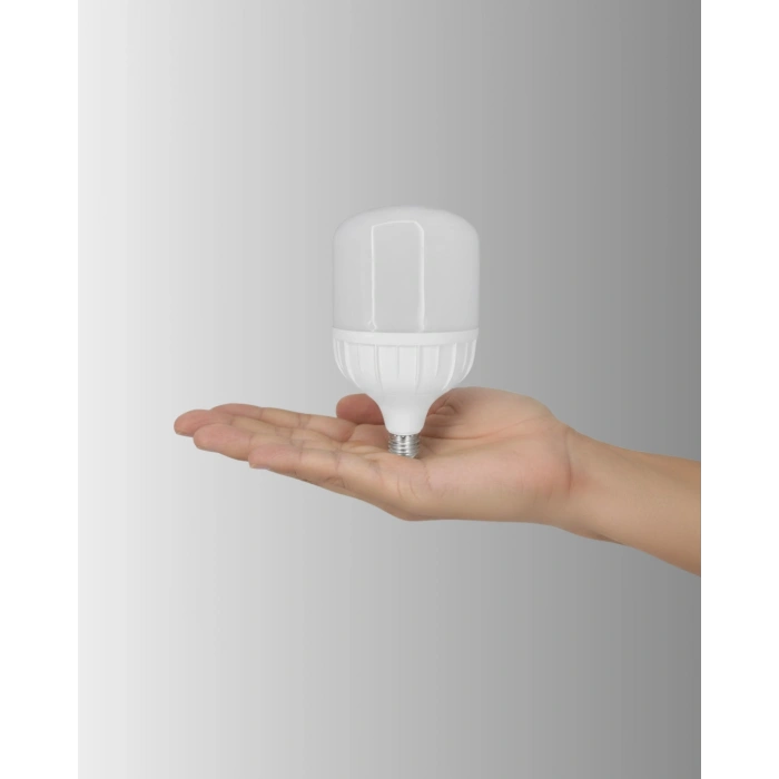 Şarjlı Led Torch Ampul 30 Watt Beyaz Işık Enerji Tasarruflu