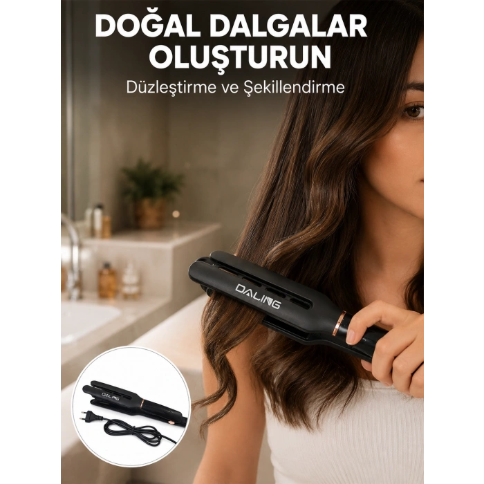 Seramik Plakalı Daling Saç Düzleştirici Kırılma Ve Dolanma Önleyici Yeni Nesil