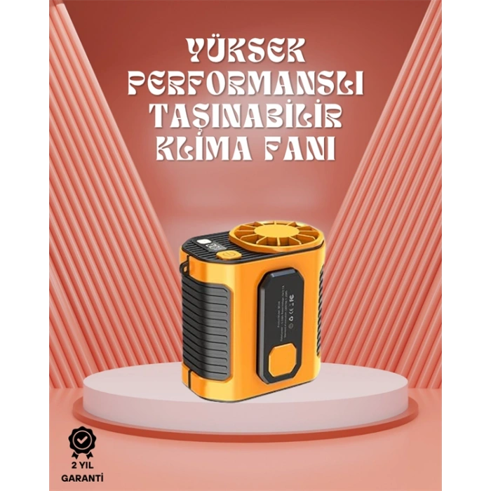 Sessiz Turbo Fan – Kamp, Spor, Ofis İçin Taşınabilir Mini Soğutucu