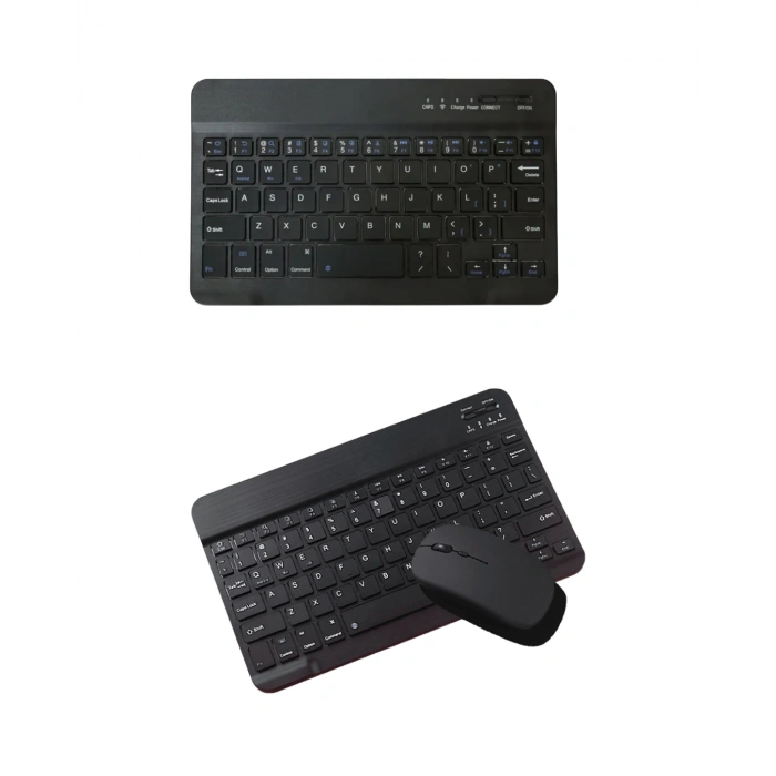 Sessiz Tuşlu Kablosuz Klavye Mouse Seti Çoklu Cihaz Uyumlu