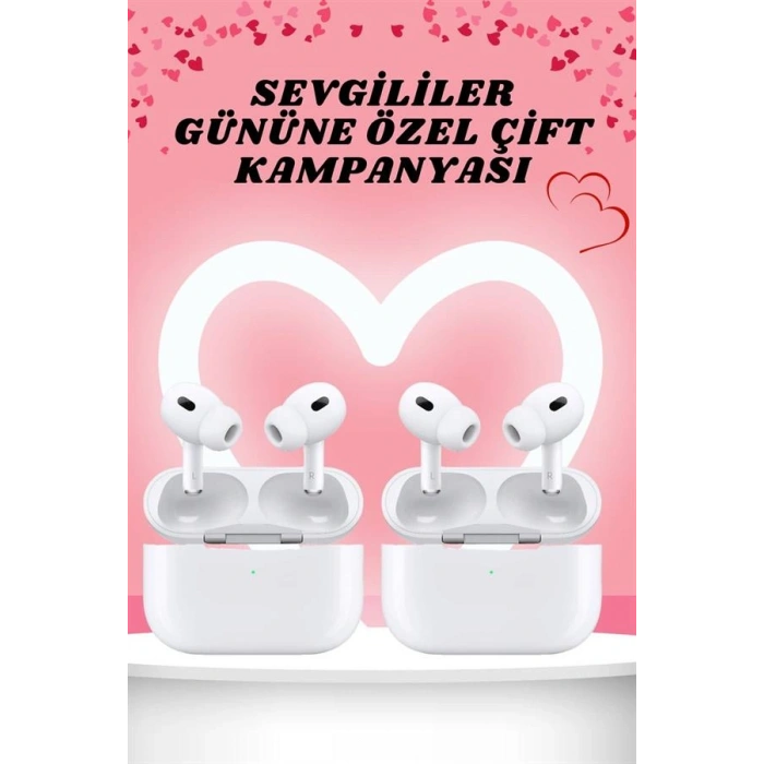 Sevgiliye Hediye Çift Kulaklığı Yeni Nesil Pro Kulaklık Sevgililer Gününe Özel Kampanya