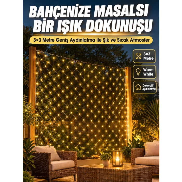 Sıcak Gün Işığı Led İle Geniş Alanlarda Göz Alıcı Dekorasyon