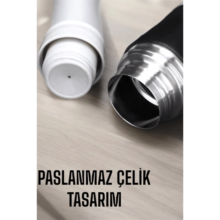 Şık Ve Dayanıklı 3 Bardaklı Termos Seti Uzun Süre Isı Koruma Özellikli