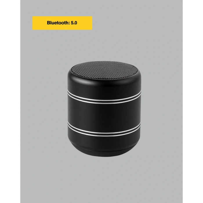 Silindir Tasarım Mini Bluetooth Hoparlör 10m Çekim Güçlü Bas Ve Mikrofonlu