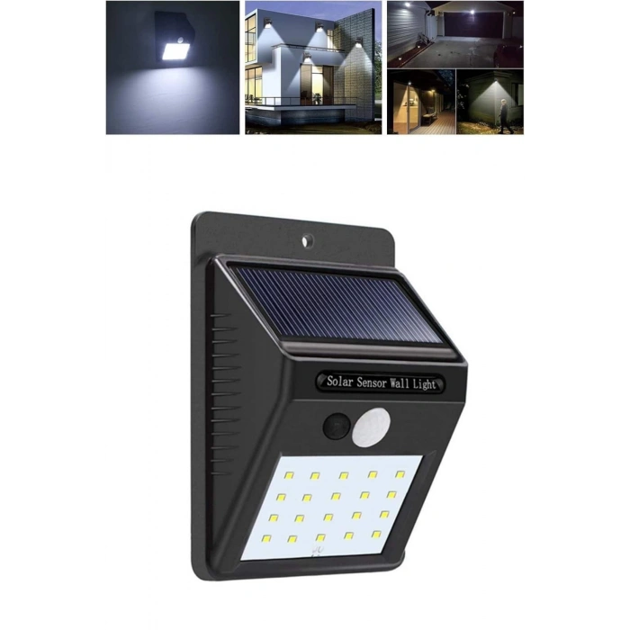 Solar Dekoratif Lambası Sensörlü Led Işık Bahçe Aydınlatma Yeni Nesil
