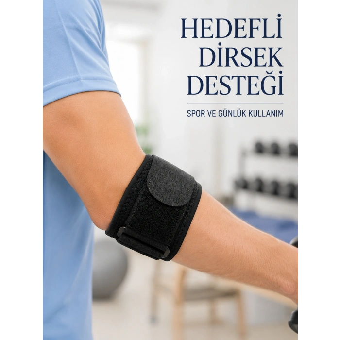 Sporcu Dirsek Bandı Tenisçi Golfçü Dirseği İçin Epikondilit Bandajı