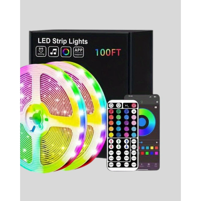 Su Geçirmez 10m Smart Şerit Led Tv Arkası Ve Oda Dekorasyonu İçin