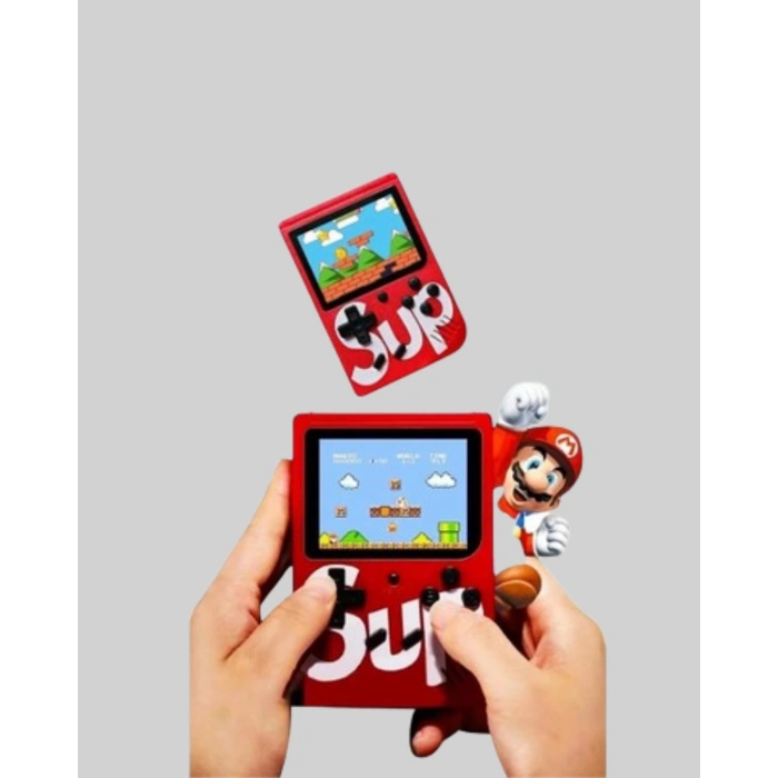 Sup Retro El Konsolu – 500 Oyun, 2 Oyunculu, 3 İnç Ekran, Taşınabilir Şarjlı Atari