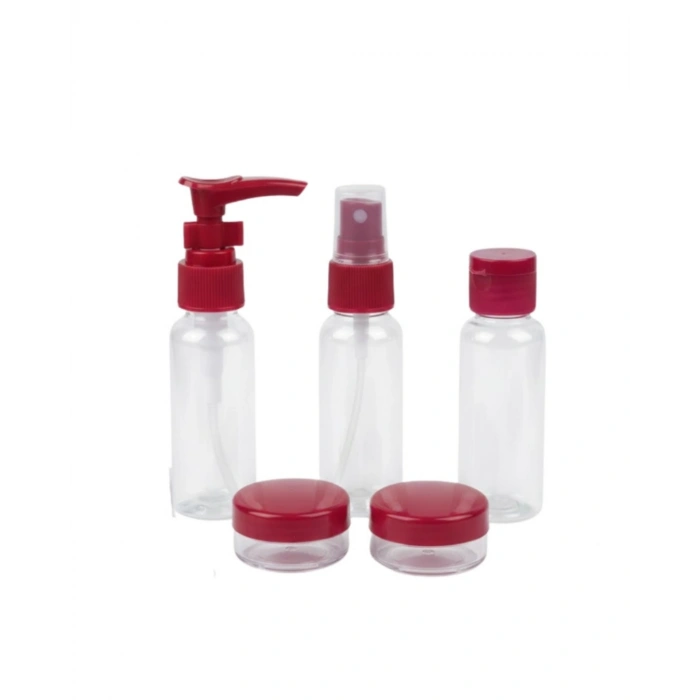Taşınabilir 5 Parça Seyahat Kozmetik Dolum Seti 30 Ml