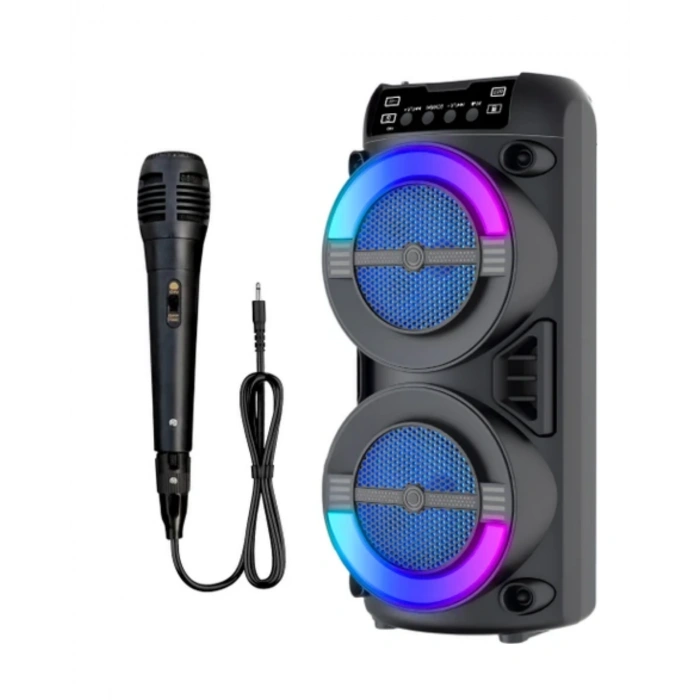 Taşınabilir Bluetooth Hoparlör Rgb Işık Efektli Stereo Ses