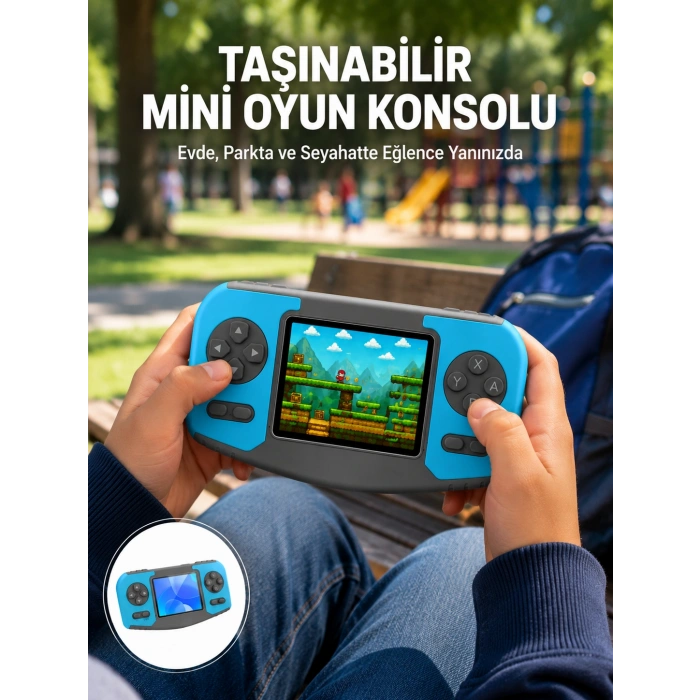 Taşınabilir Mini Video Oyun Konsolu Ergonomik Tasarım